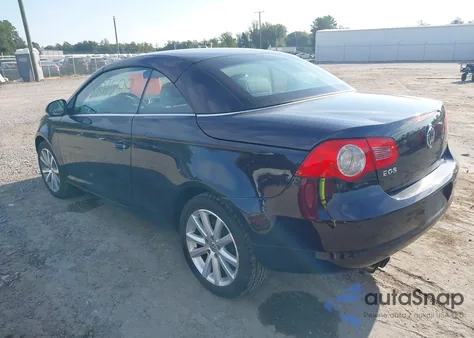 2007 Volkswagen Eos 2.0T from USA, damaged, VIN WVWFA71F77V035652